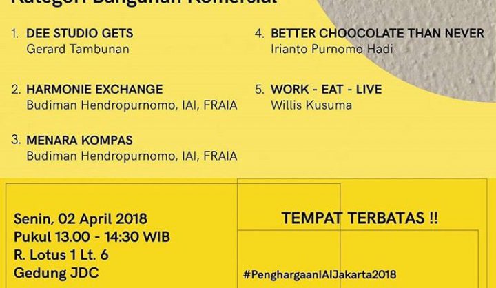 PENGHARGAAN IAI JAKARTA 2018