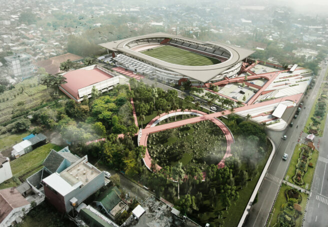 Juara 1 Sayembara Gagasan Desain Stadion Brantas Kota Batu on TribunNews SuryaMalang